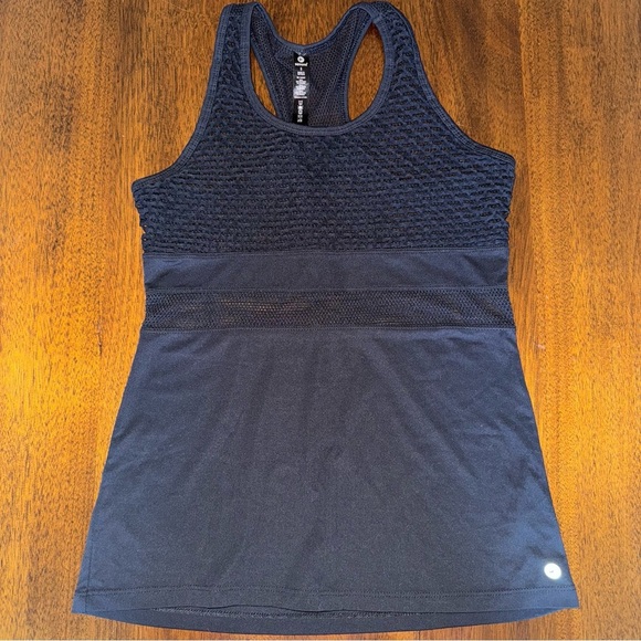 90‎ Degree by Reflex Black Mesh Racerback Athletic Tank Top Size Small - Picture 1 of 4